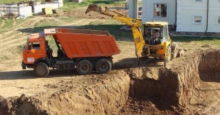 Котлован для дома Ступино, цена от 317 руб./м3.