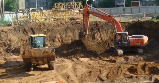 Котлован для дома Ступино, цена от 317 руб./м3.